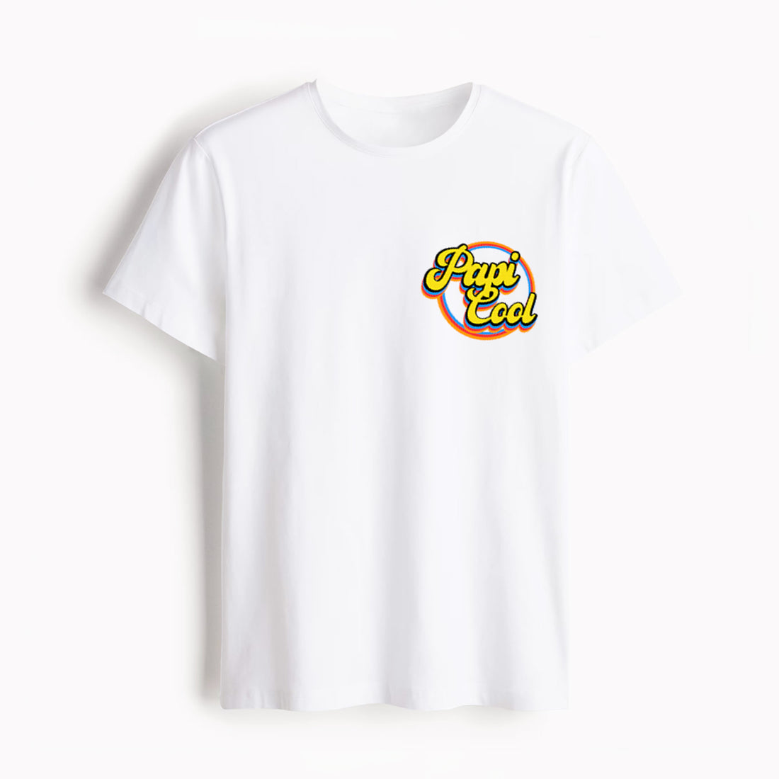 Camiseta Papi Cool Blanca  | Chin Pum