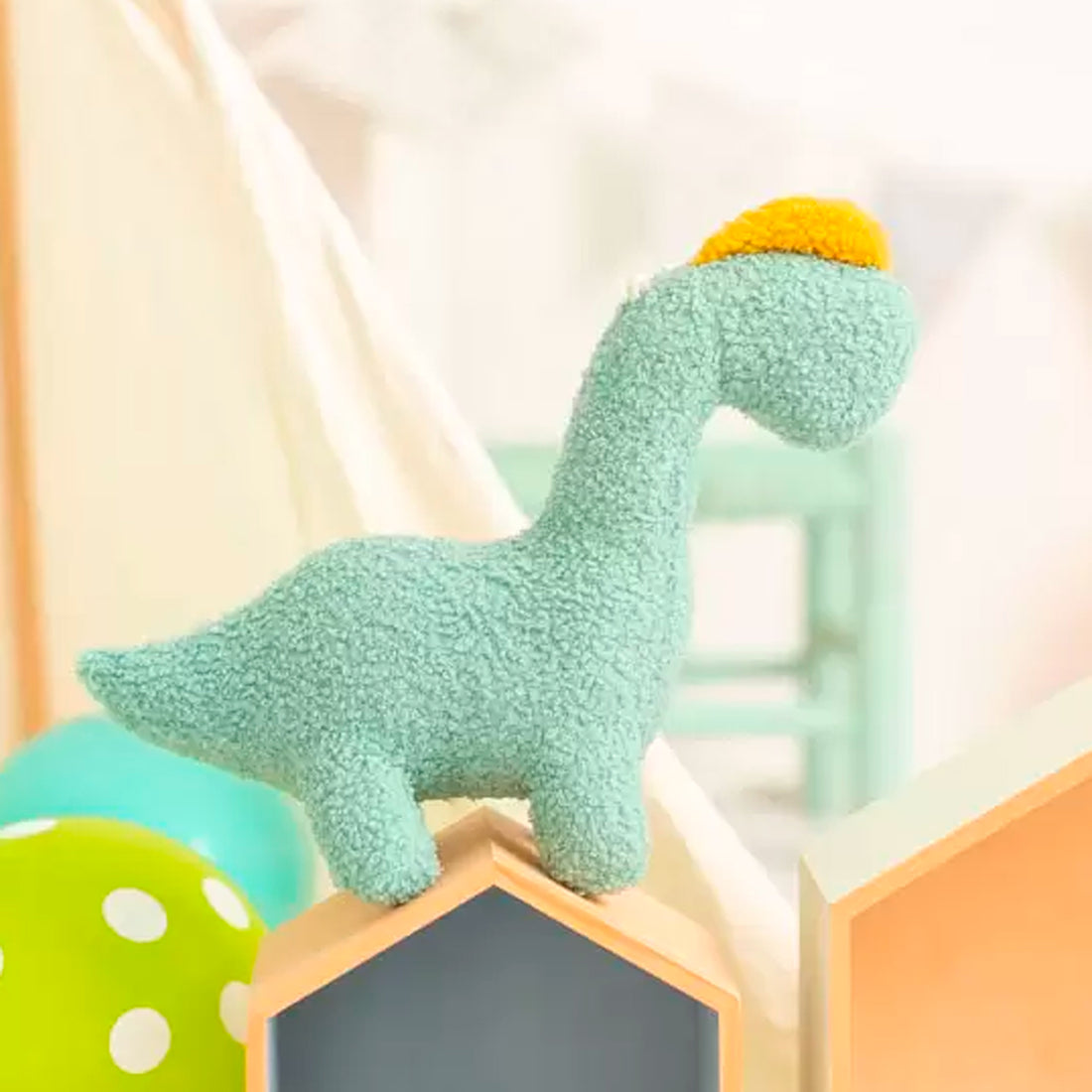 Peluche baby Dino Verde Crochetts | Chin Pum