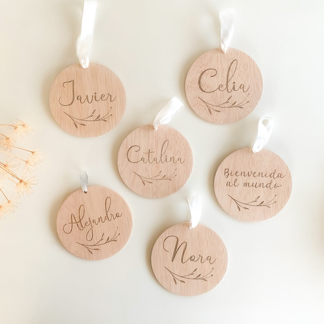 Discos de madera para colgar personalizados | ChinPum