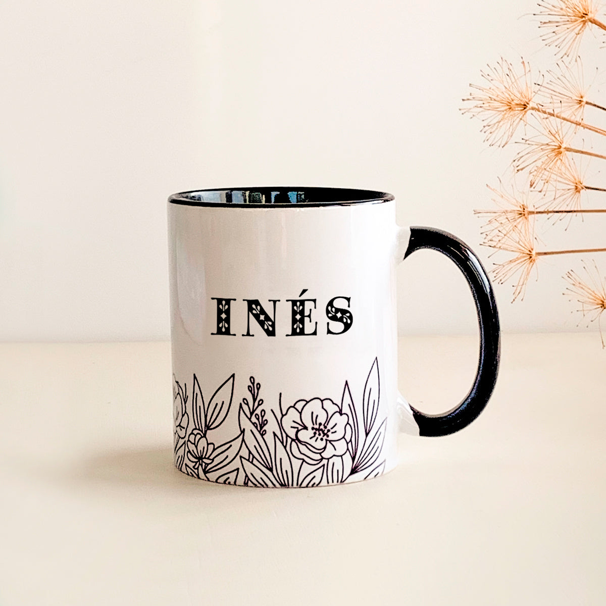 Taza &quot;Flores silvestres personalizada  | Chin Pum