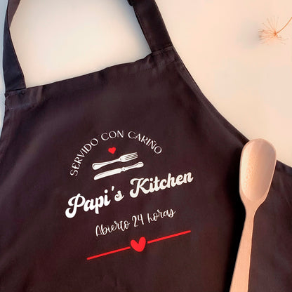 Delantal personalizado regalo papá Chef | Chin Pum